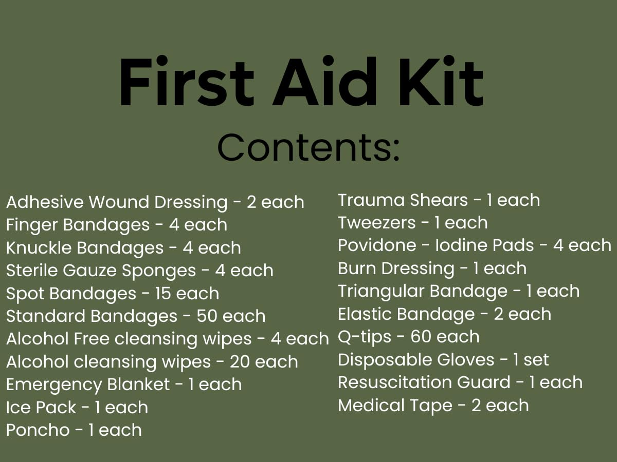 Denver Survival 184-piece first aid kit offers comprehensive safety basics