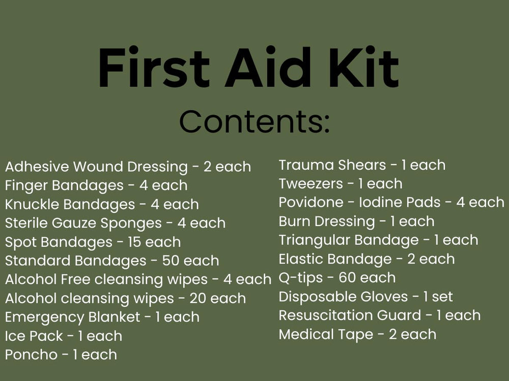 Denver Survival 184-piece first aid kit offers comprehensive safety basics