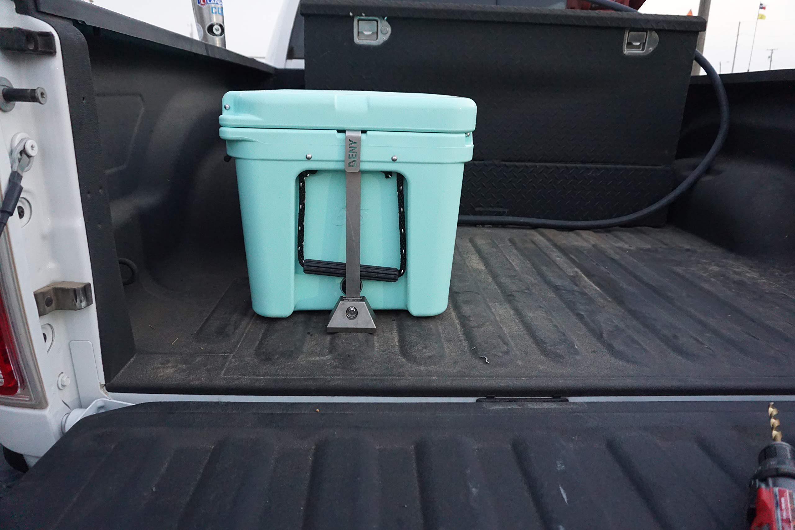 DENY heavy-duty stainless steel construction for rugged outdoor use