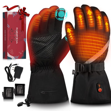 DEORFGO Heated Gloves front view showing compact design and warmth focus for outdoor tasks