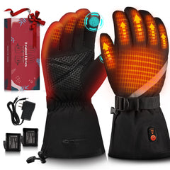 DEORFGO heated gloves front view for instant outdoor warmth