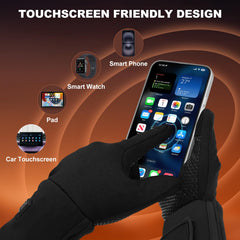 DEORFGO heated gloves provide full-hand coverage with carbon-fiber elements