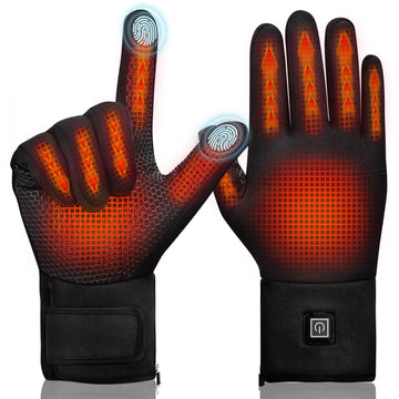 DEORFGO heated gloves rapid-heat in 3 seconds for instant warmth