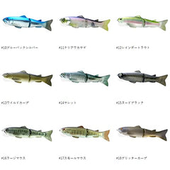 Deps 250 Slide Swimmer in-water action demonstrates smooth silent movement for bass fishing