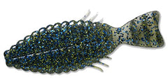 Deps Bull Flat Creature bluegill lure with bellows tail for natural movement in freshwater.
