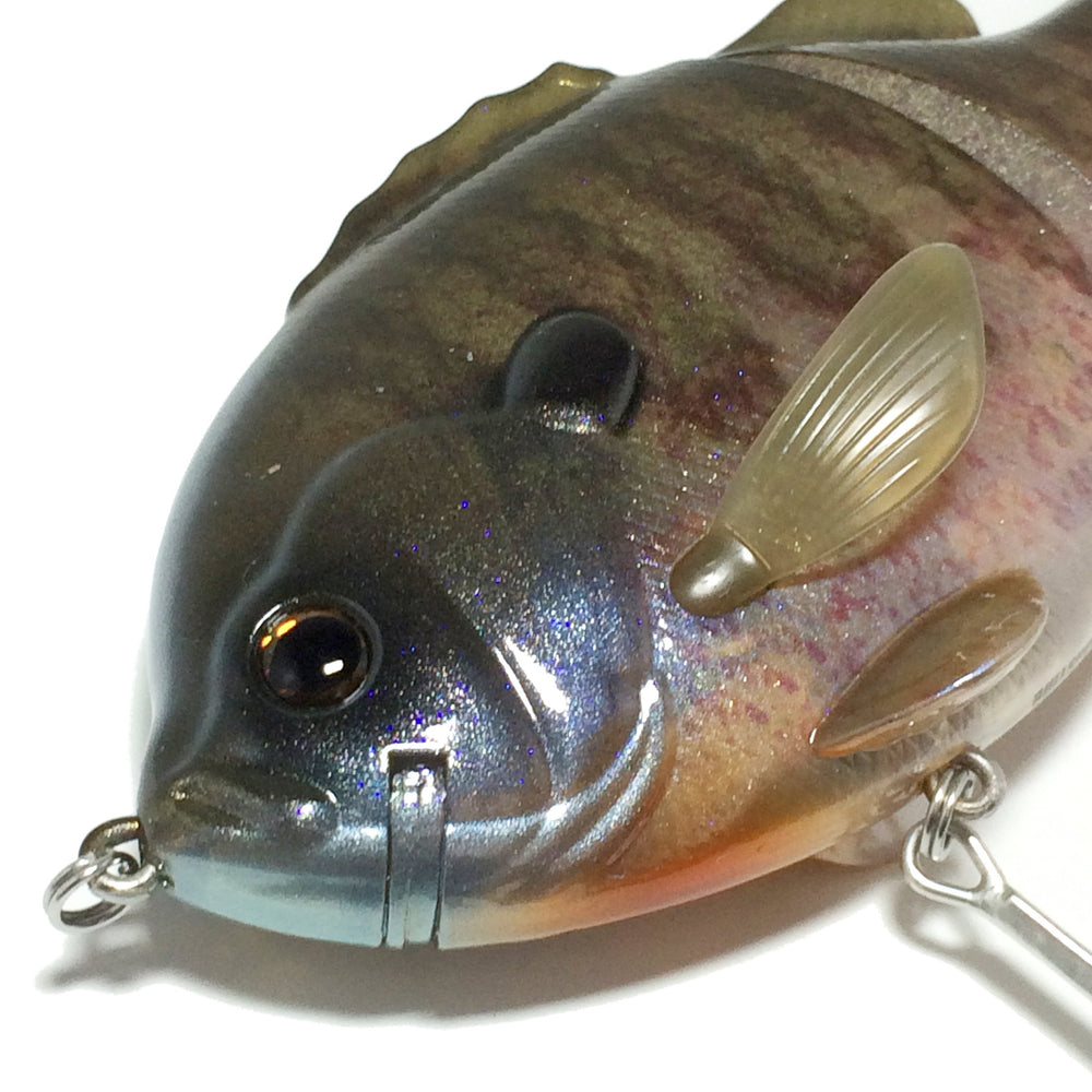 Deps BULLSHOOTER 160 Natural Ghost Gill lure - side view