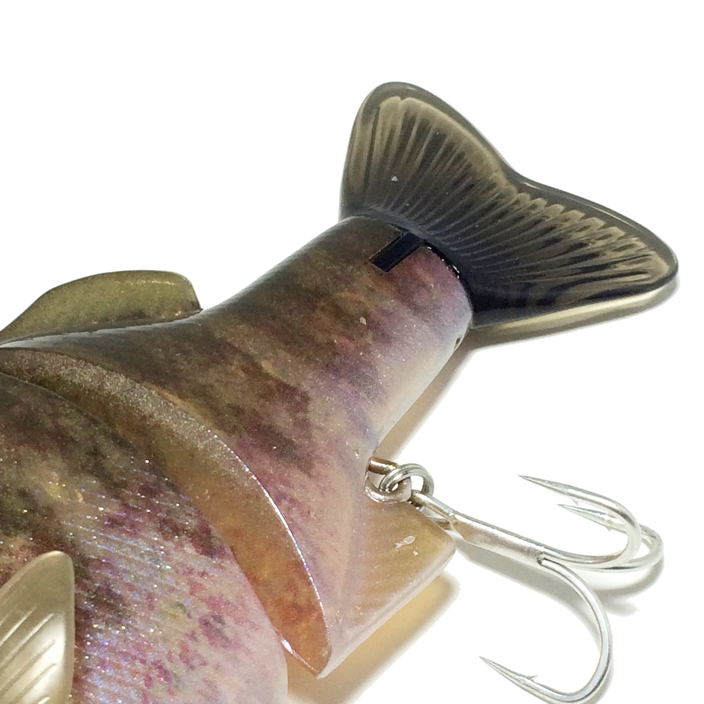 Deps BULLSHOOTER 160 Natural Ghost Gill lure - angled view