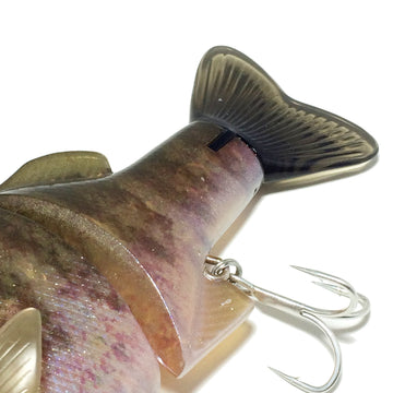 Deps BULLSHOOTER 160 Natural Ghost Gill lure - angled view