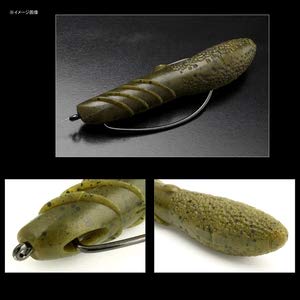 DEPS Cover Scat 3.5 inch Green Pumpkin — rear bulb imitates crawfish texture and vibration underwater.