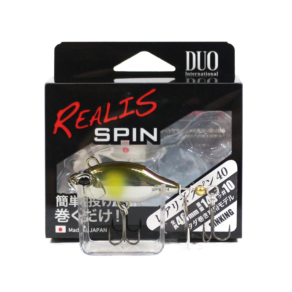 Derma Ultimate Originals Raris Spin Live Ayu, front view, ideal for versatile casting.