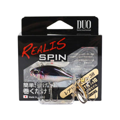 Derma Ultimate Originals Raris Spin Lure front view shows balanced sinking action for versatile fishing