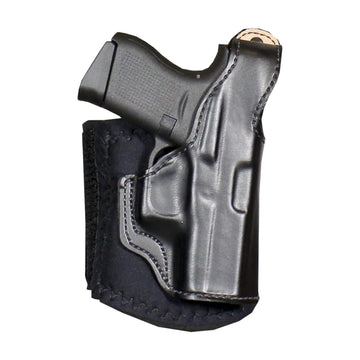 DeSantis Die Hard ankle holster showing USA-made construction for Glock 43/43X
