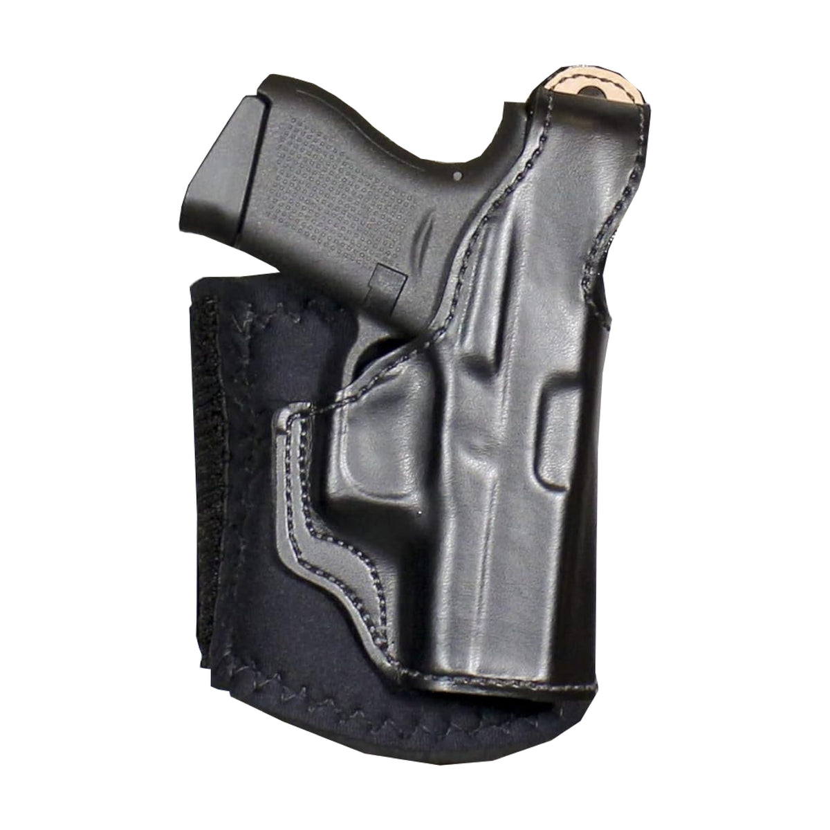 DeSantis Die Hard ankle holster showing USA-made construction for Glock 43/43X