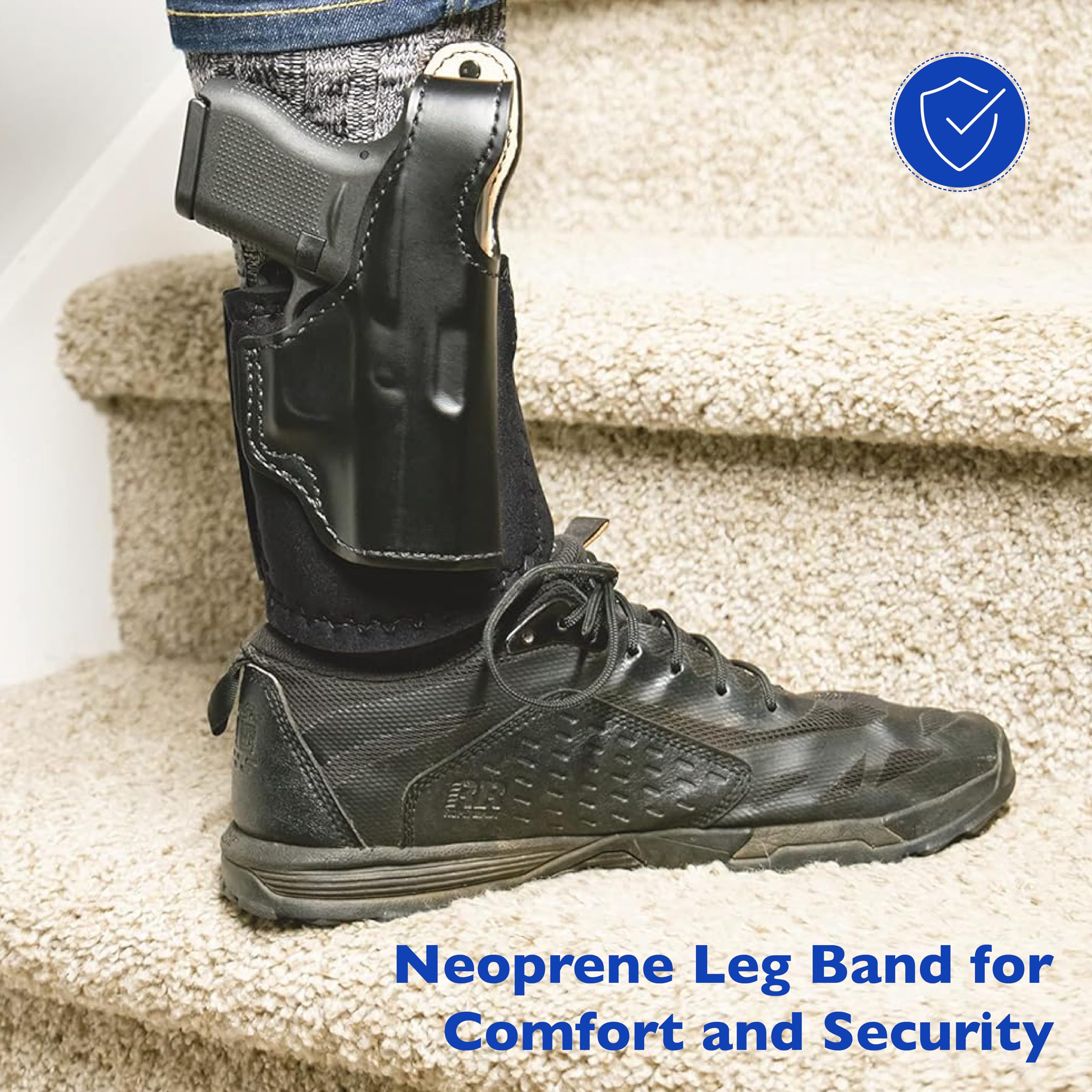 Slick leather inner lining enables smooth, low-friction draws