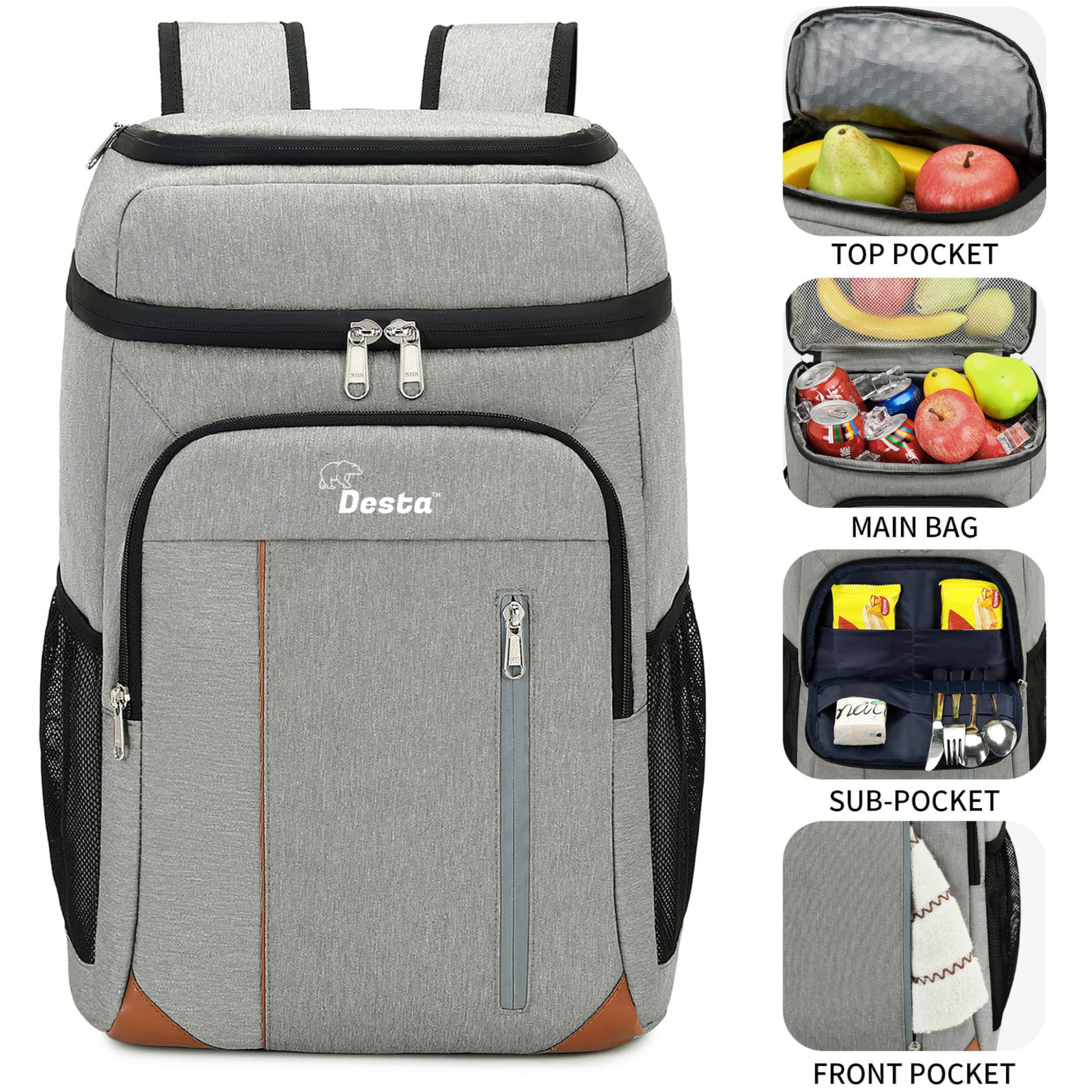 Desta 22L adjustable shoulder straps for comfortable all-day wear
