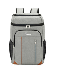 Desta 22L backpack cooler front pocket for quick snack access during hikes