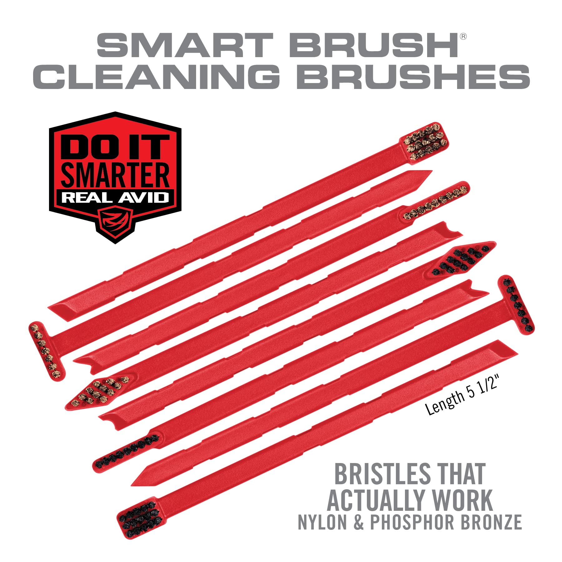 Detailing brush set and pick tools designed for precision firearm cleaning