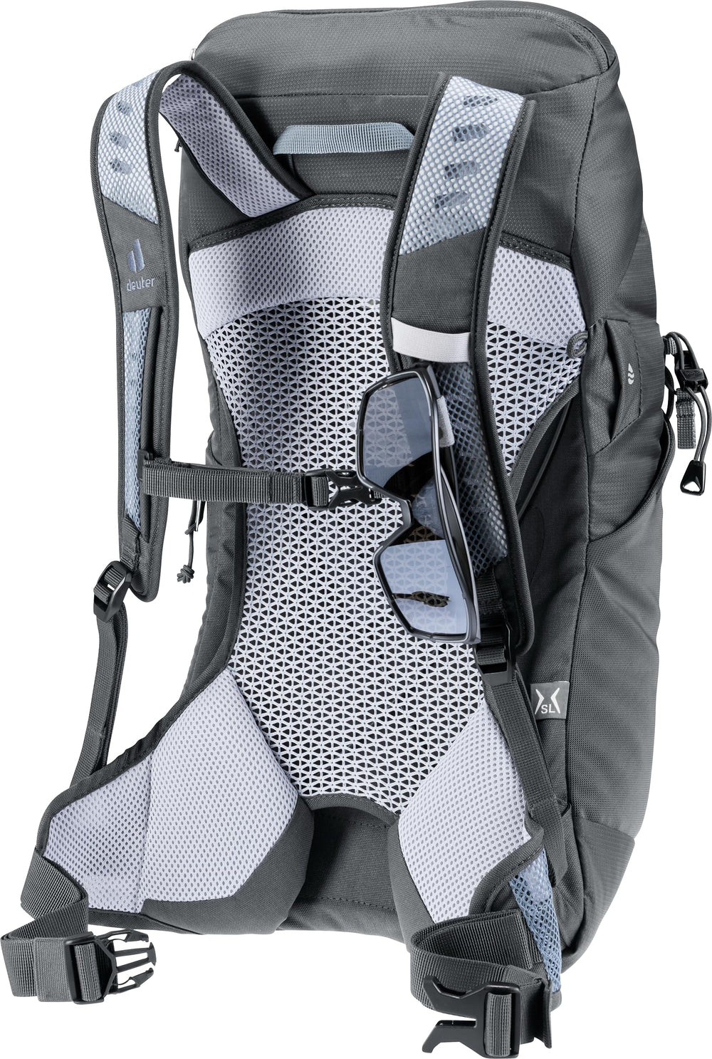 Deuter AC Lite 14L SL lid compartments for organization on hikes