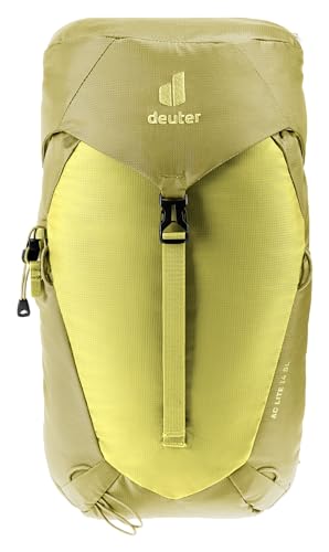 Deuter AC Lite 14L SL close-up of narrow-fit shoulder straps for ergonomic comfort.