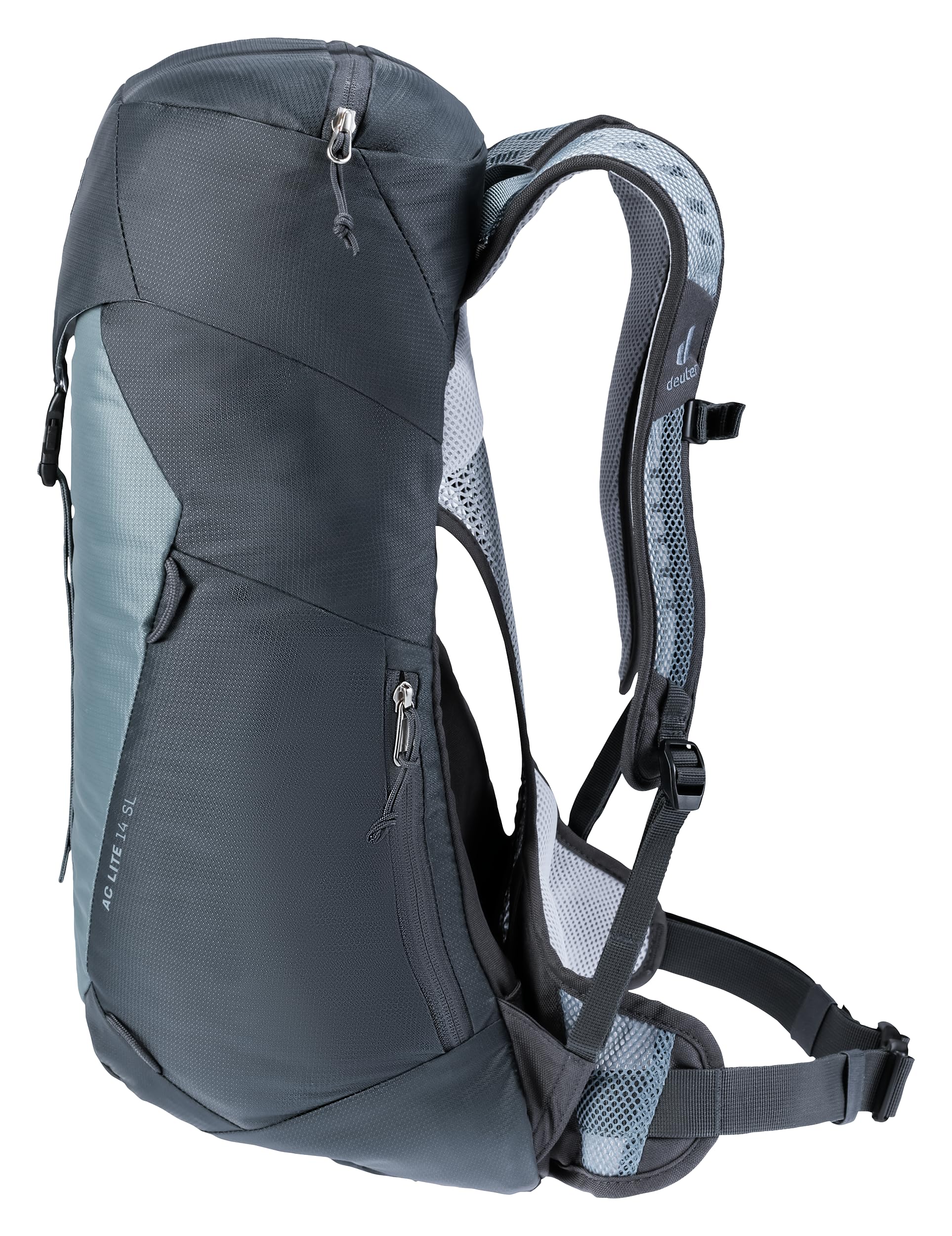 Deuter AC Lite 14L SL detachable rain cover protects gear outdoors