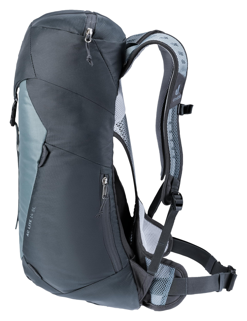 Deuter AC Lite 14L SL detachable rain cover protects gear outdoors