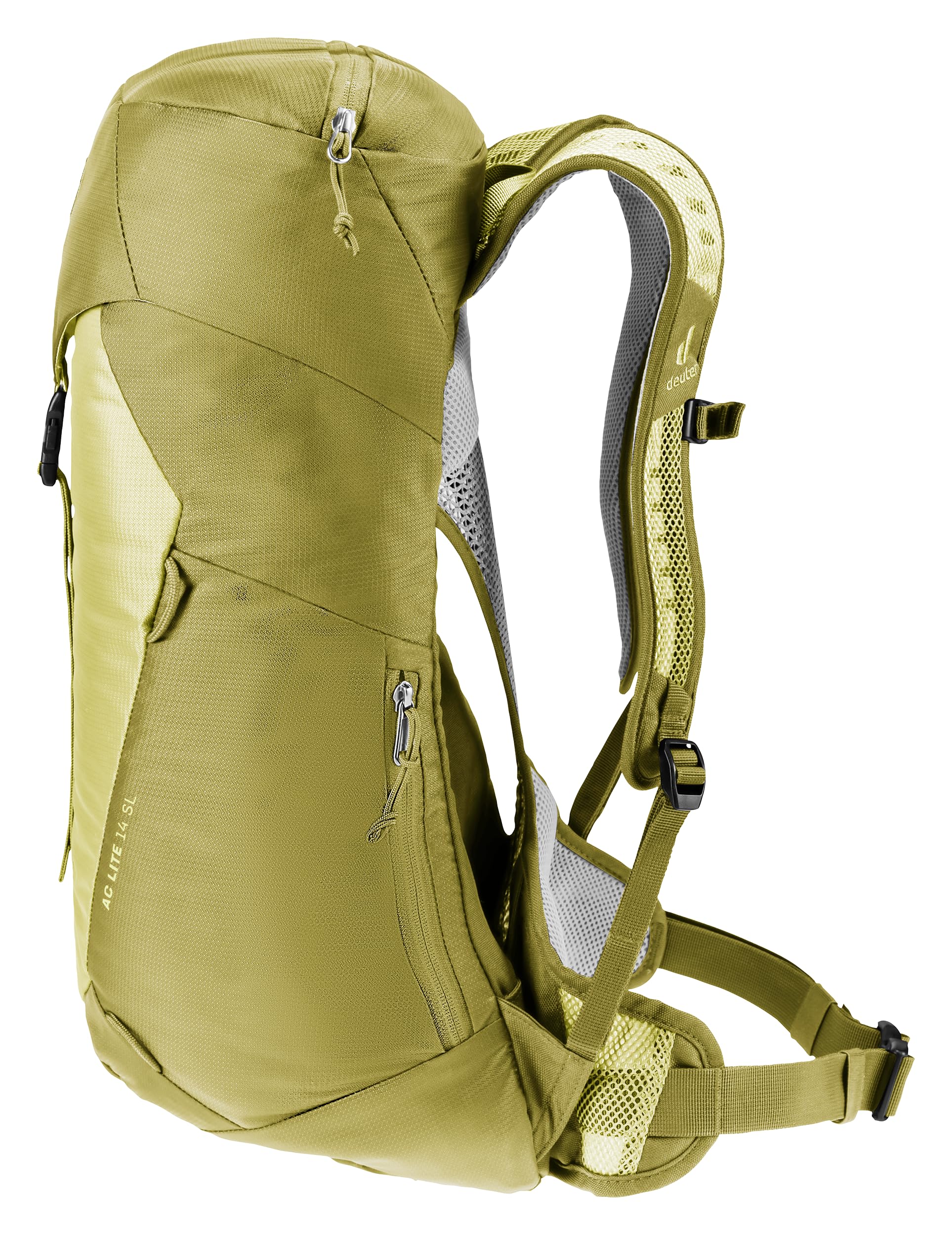 Trekking pole holder on the AC Lite 14L SL for quick attachment.