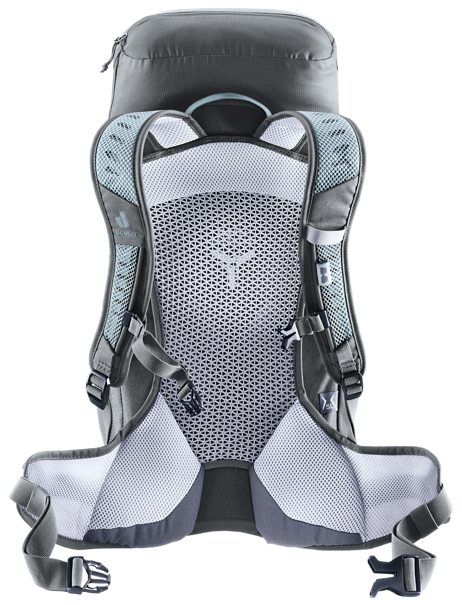 Deuter AC Lite 22 SL aircomfort back delivers cooling airflow on climbs.
