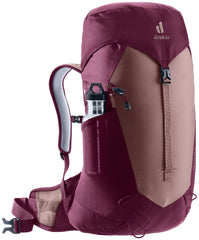 Deuter AC Lite 22L SL back view highlights breathable Aircomfort system for comfort