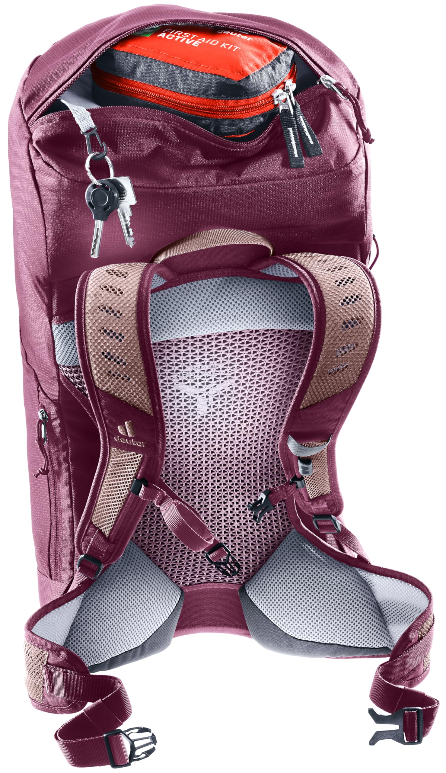 Deuter AC Lite 22L SL hip fins closeup show stable support