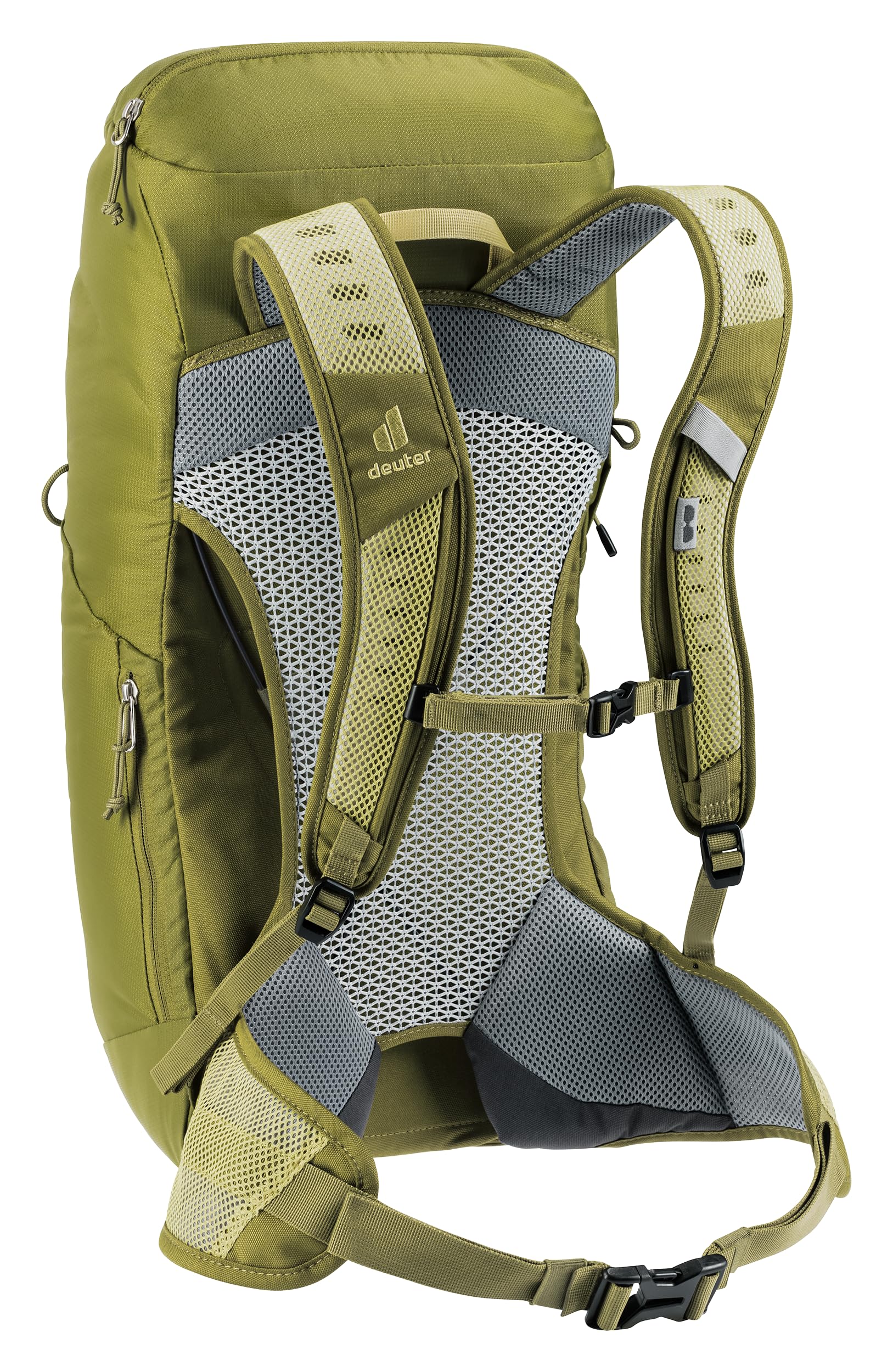 Deuter AC Lite 24L dedicated cell phone pocket for quick access.
