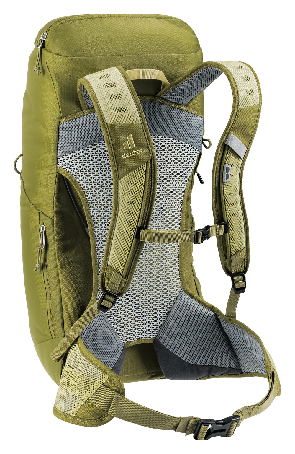 Deuter AC Lite 24L dedicated cell phone pocket for quick access.