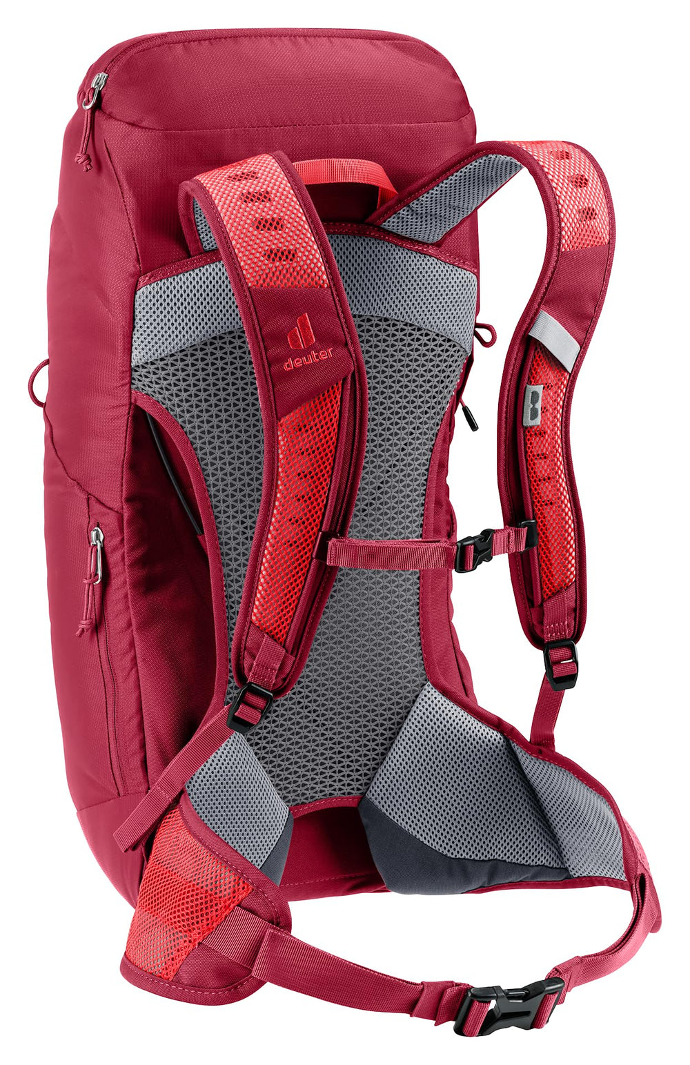 Deuter AC Lite 24L lid compartments illustrate organized storage options