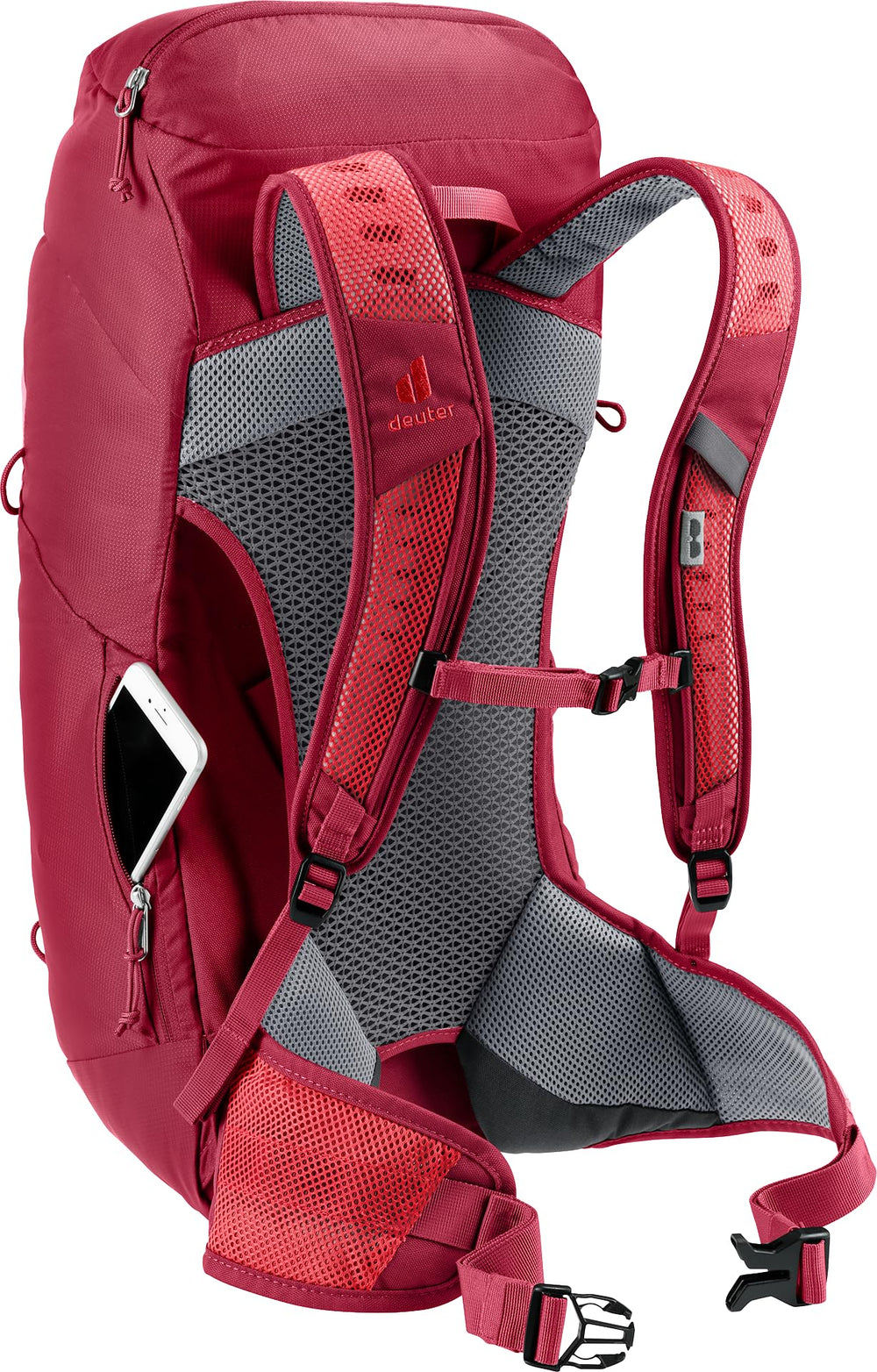 Deuter AC Lite 24L rain cover ready for weather protection on trails