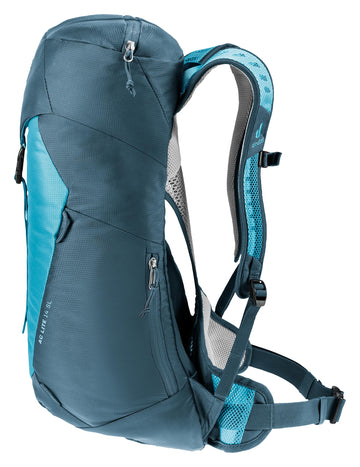 Deuter AC Lite 14L SL helmet-holder compatibility adds versatility