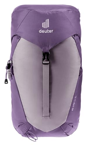 Deuter AC Lite narrow-shoulder straps illustrate snug SL fit for slimmer frames on trails.