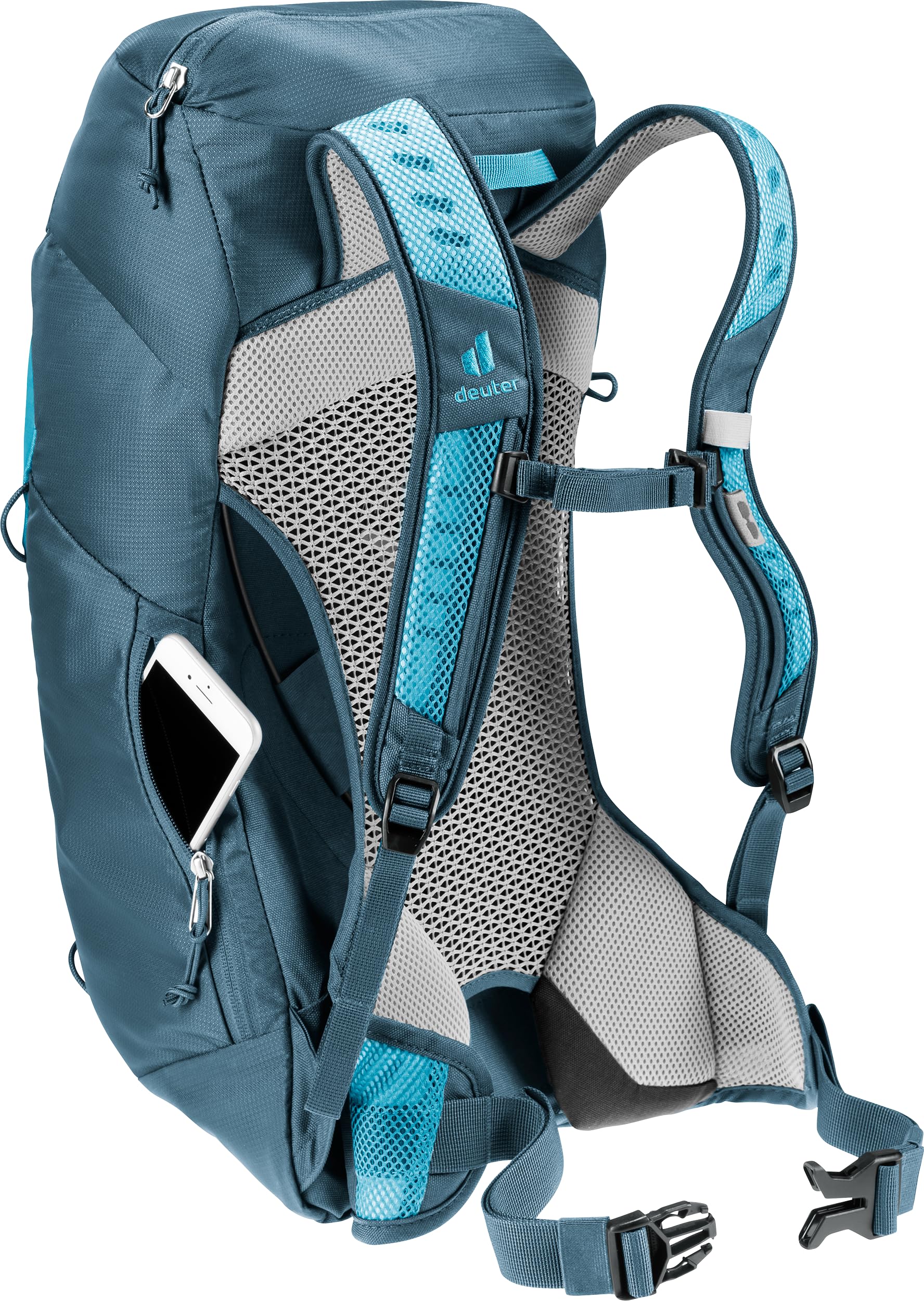 Deuter AC Lite 14L SL stretch side pockets for water bottles