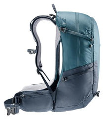 Deuter Active Comfort Fit back system with movable straps for adaptable comfort.