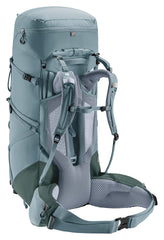 Deuter Aircontact Core 45+10L SL ActiveFit shoulder straps on Y-frame for control.