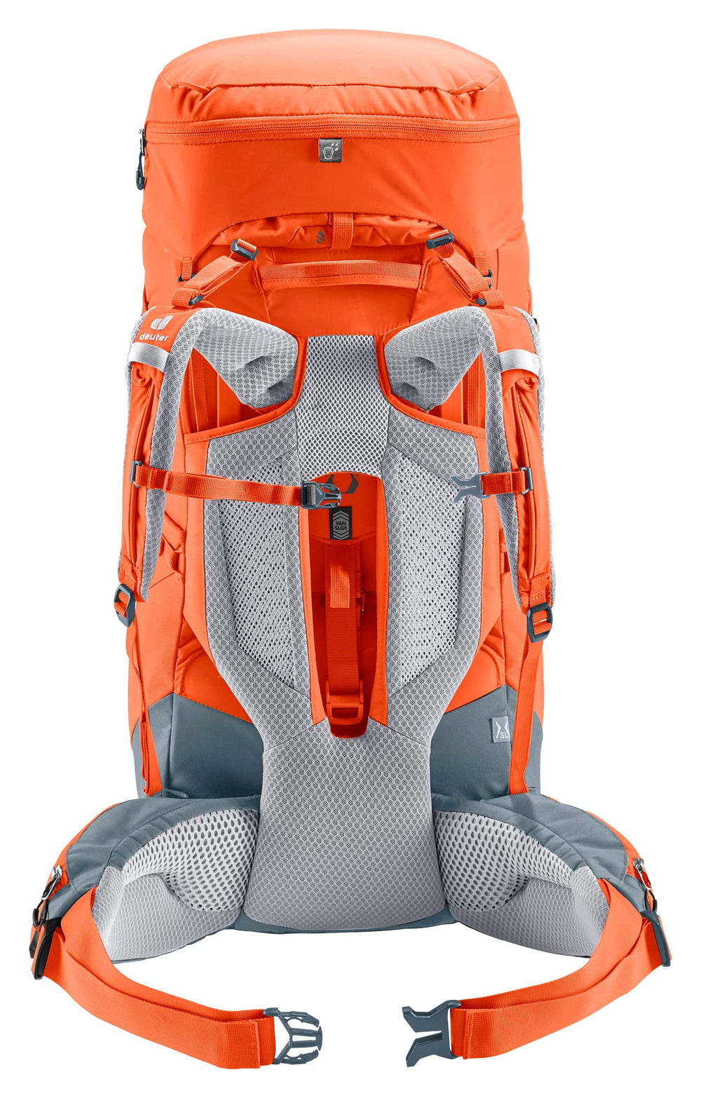 Deuter Aircontact Core back system keeps weight close to the body for balance