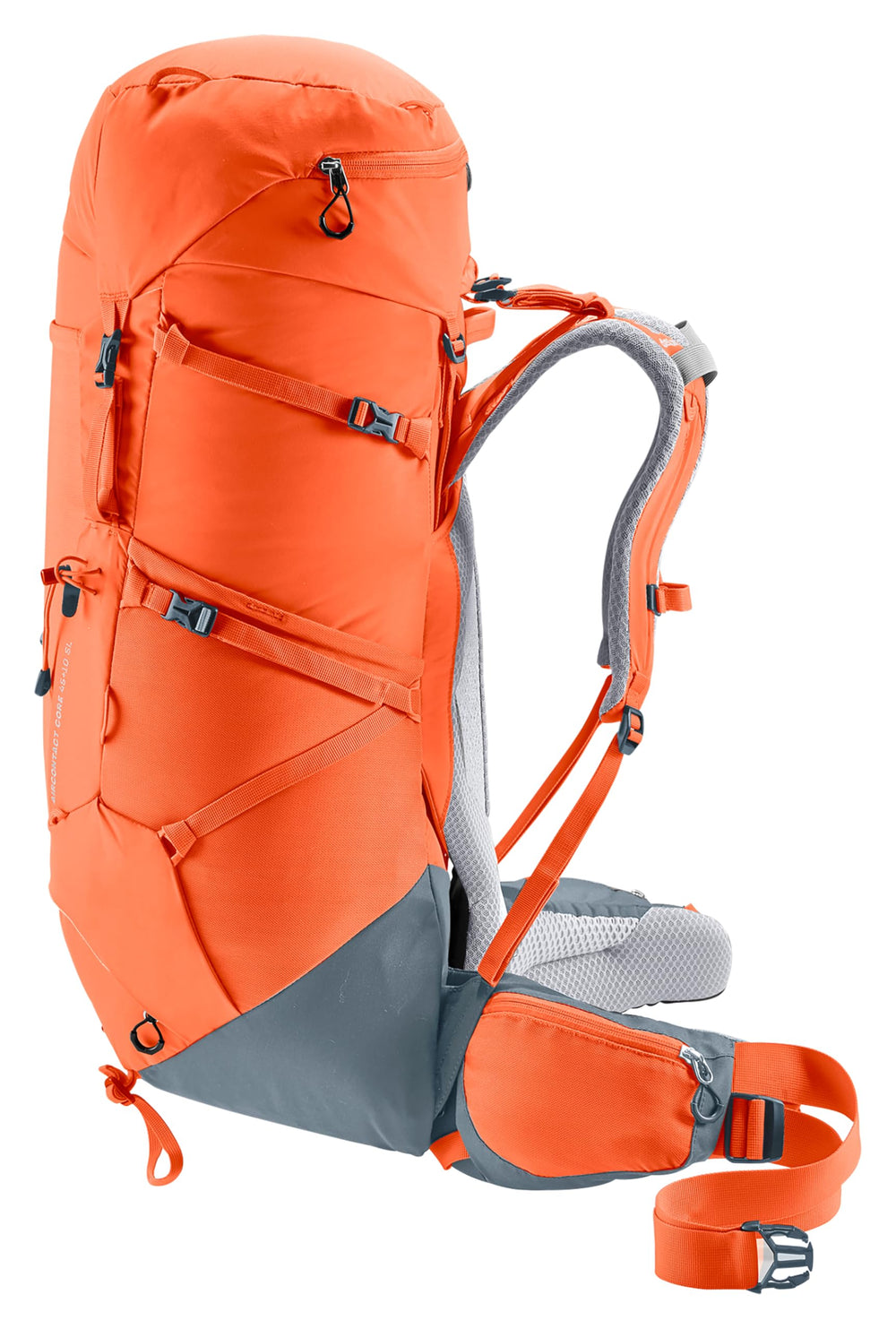 Deuter trekking pole attachment and exterior straps for versatile gear