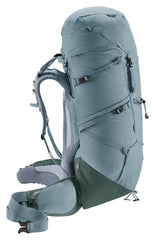 Deuter Aircontact Core 45+10L SL vari-slide back-length adjustment demonstration.