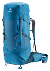 Deuter Aircontact Core 50+10L Reef Ink front view for thru hike readiness