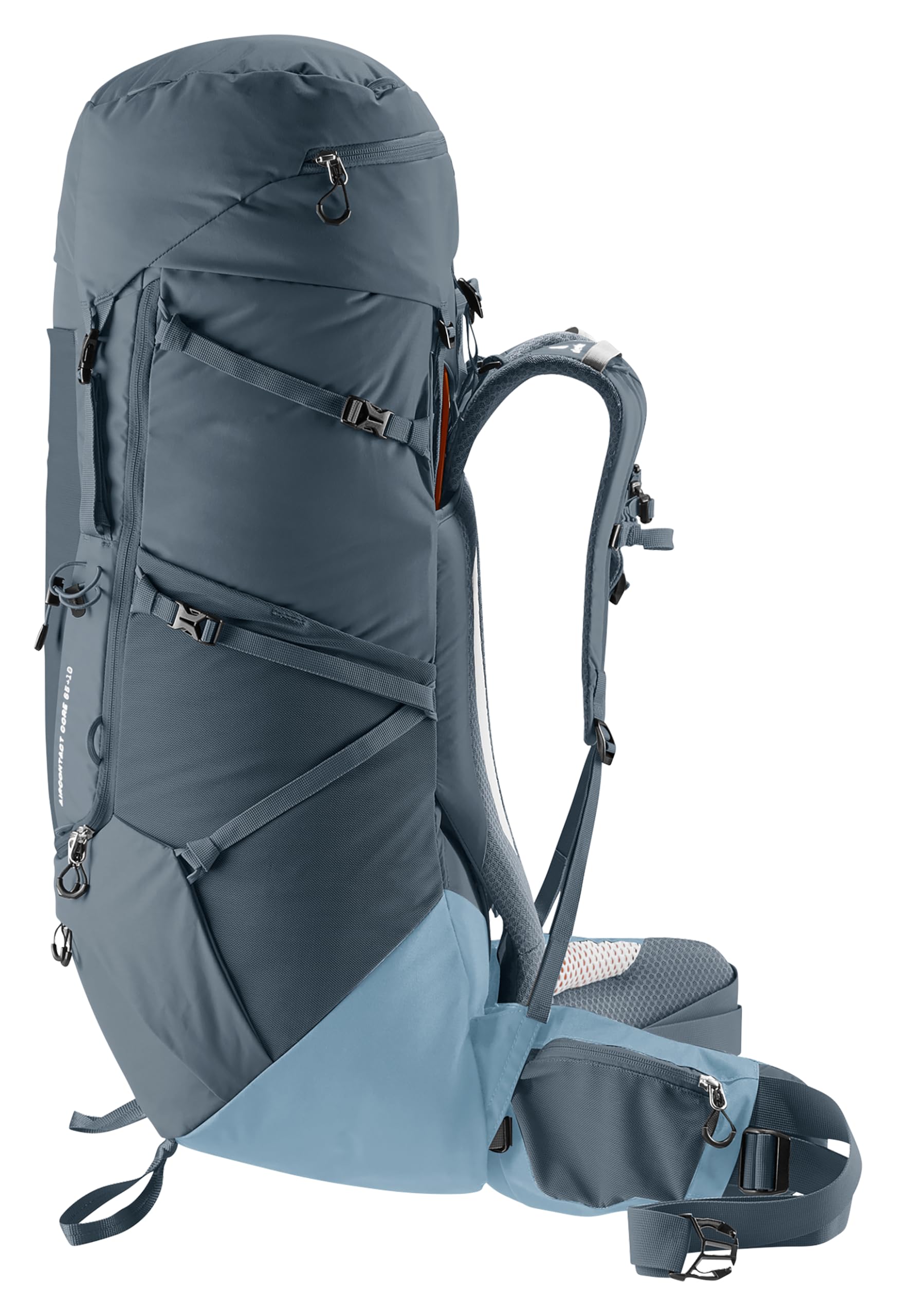 Deuter Aircontact Core 65+10 ink ventilated back for airflow