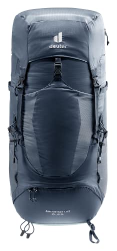 Deuter Aircontact Lite 35+10 side pockets for quick-access items.