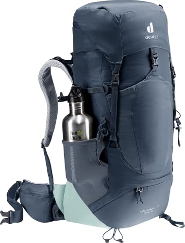 Deuter Aircontact Lite 35+10 ventilated back keeps air moving.