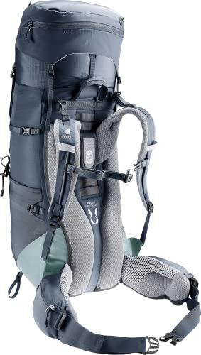 Deuter Aircontact Lite 35+10 water bottle pocket on the side.