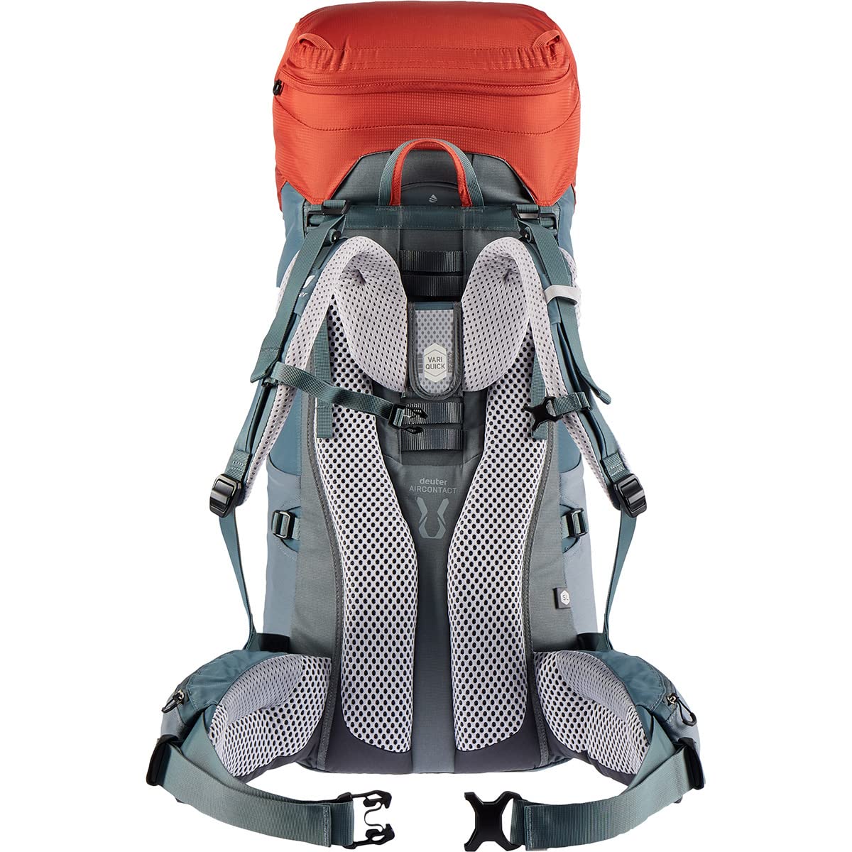 Ergonomic hip fins with pockets on the Peppers Teal pack offer secure fit