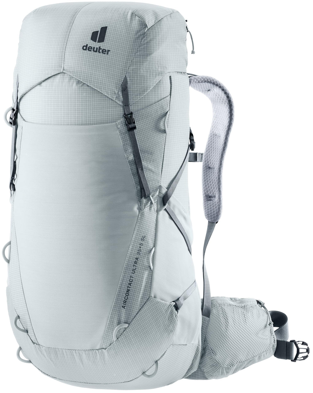 Deuter Aircontact Ultra 35 + 5L SL, front view, balanced carry for long hikes