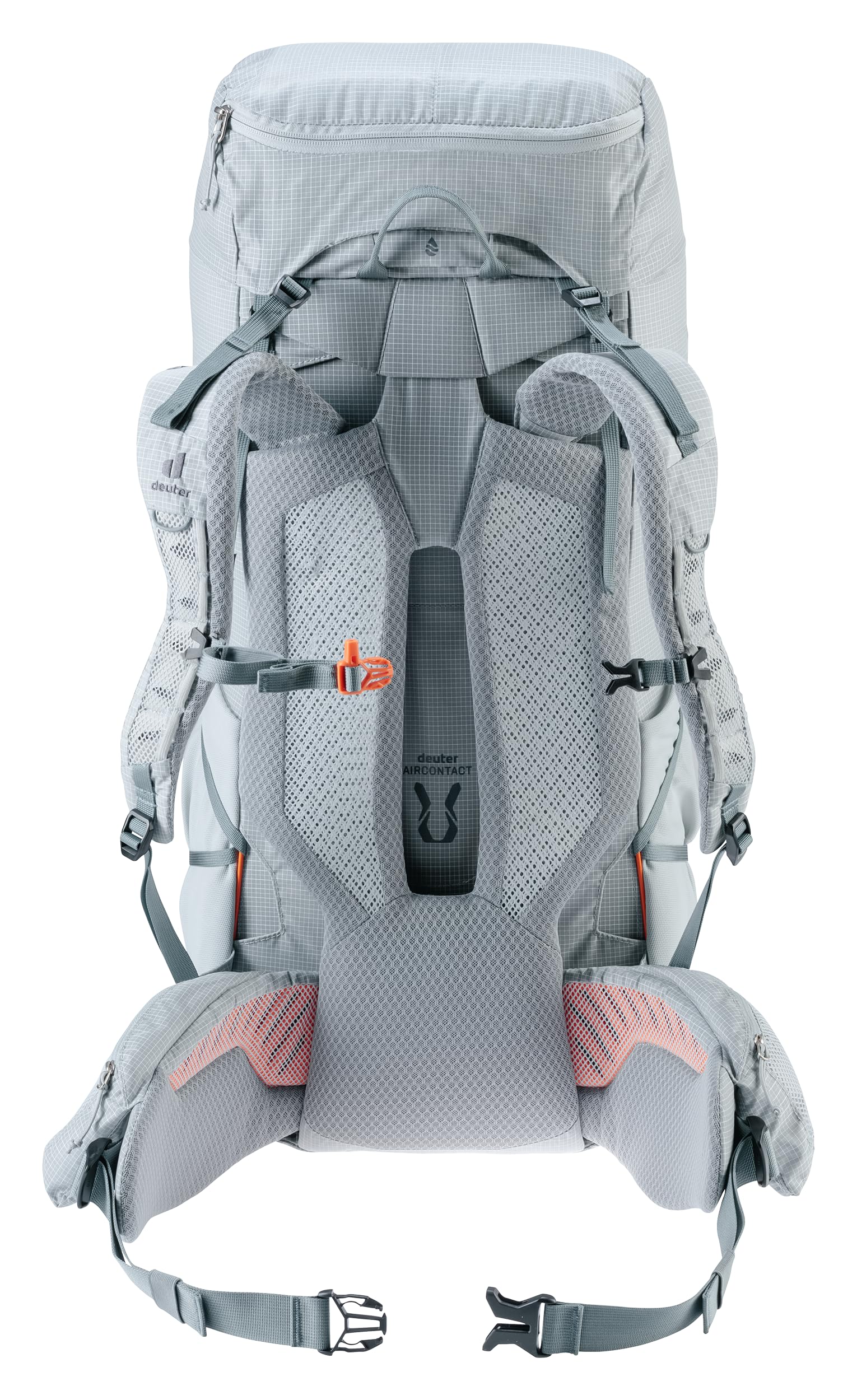 Deuter Aircontact Ultra 50+5 lid removed for lightweight packing