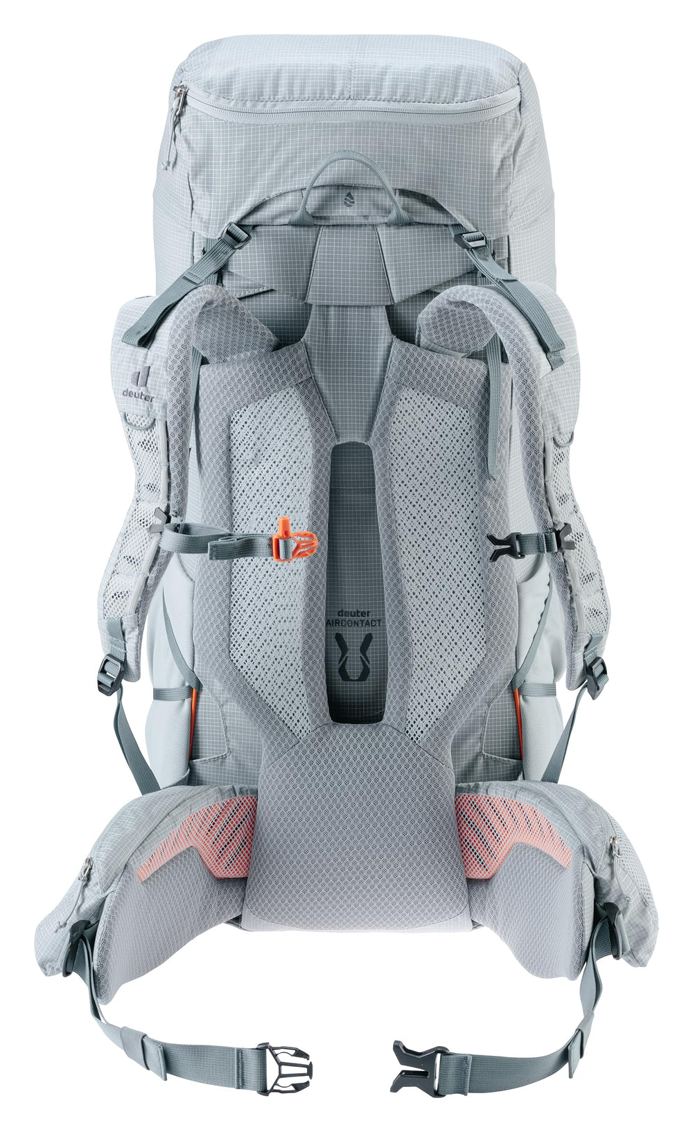 Deuter Aircontact Ultra 50+5 lid removed for lightweight packing